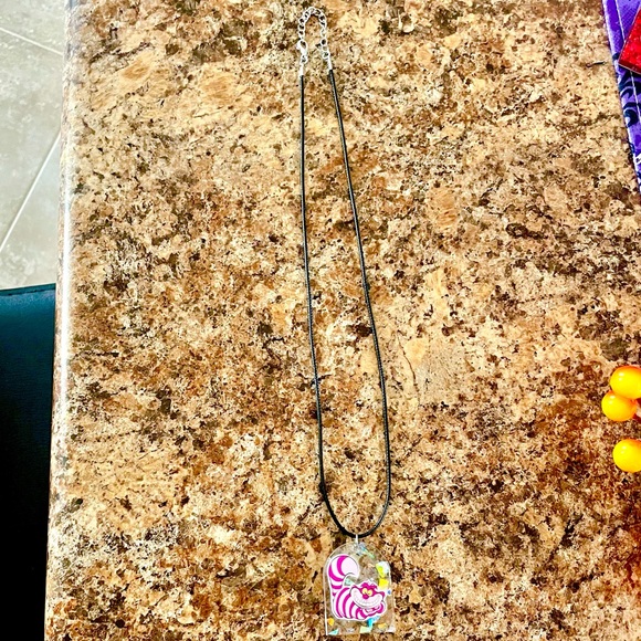 Cheshire Cat Acrylic Necklace - Picture 5 of 6